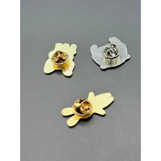 3x adorable animal enamel pin set - brooches & lapel pins accessories women’s apparel