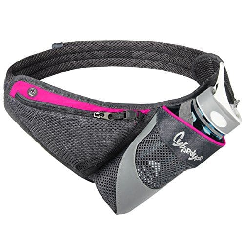 Cyberdyer hydration waist pack - pink - hydration waist packs fashion accessories