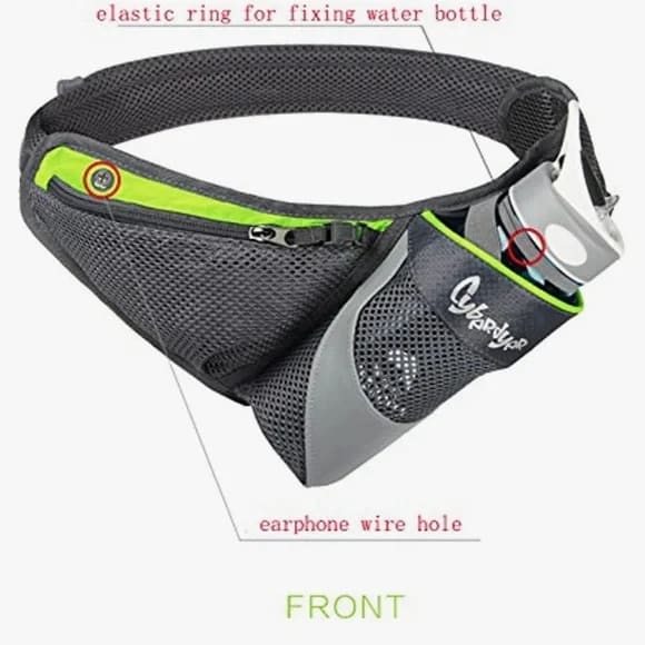 Cyberdyer hydration waist pack - yellow - hydration waist packs fashion accessories