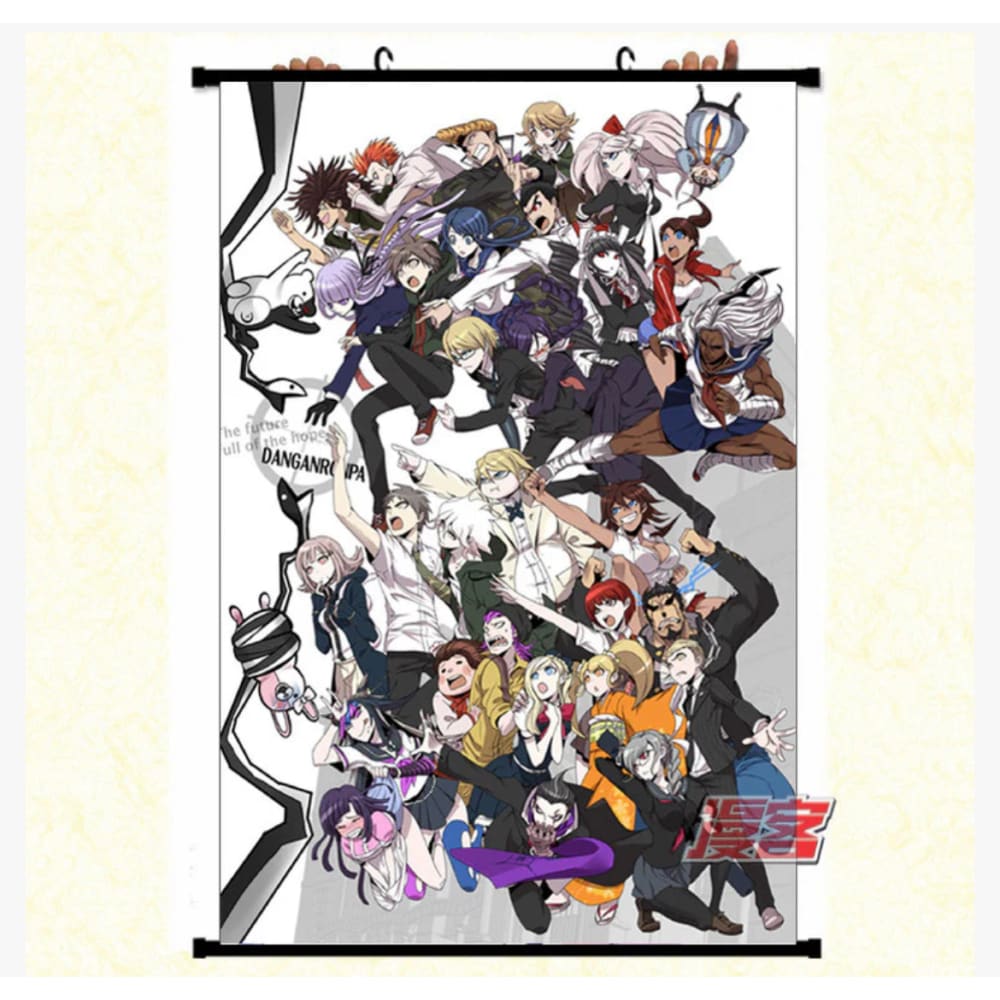 Anime 90x60cm wall scroll – danganronpa – 2 designs available - design 2 - posters anime - poster anime