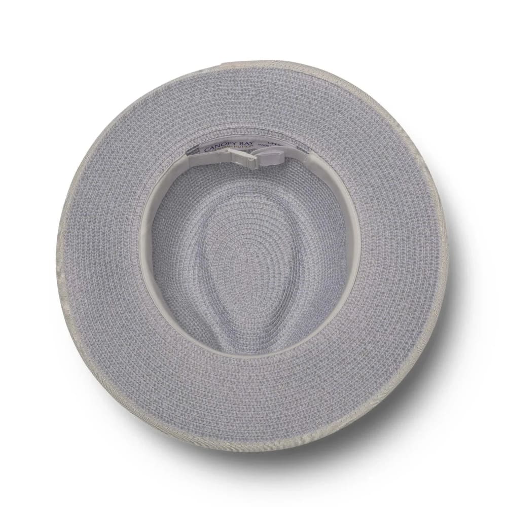 Deborah hutton canopy bay mixed grey coolum fedora hat silver mist rrp $135 - fedoras accessories women’s apparel