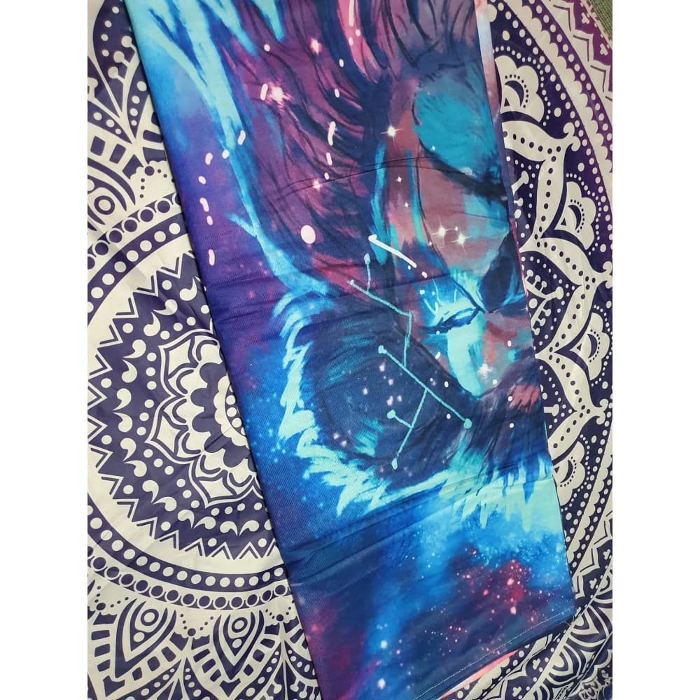 Kr magic galaxy lion tapestry - decorative tapestries home&living materials