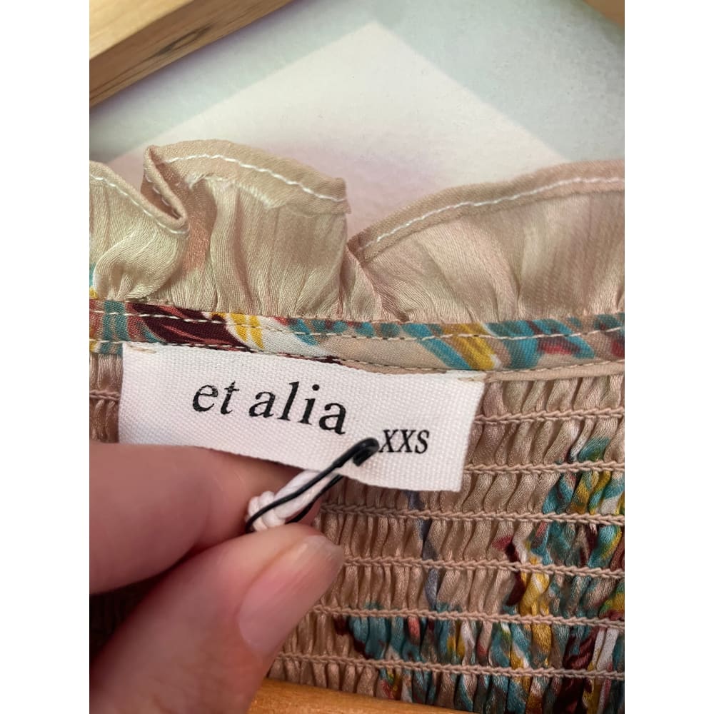 Et alia size xxs delilah top in perla print – brand new - blouses blouse - clothing & fashion - designer clearance