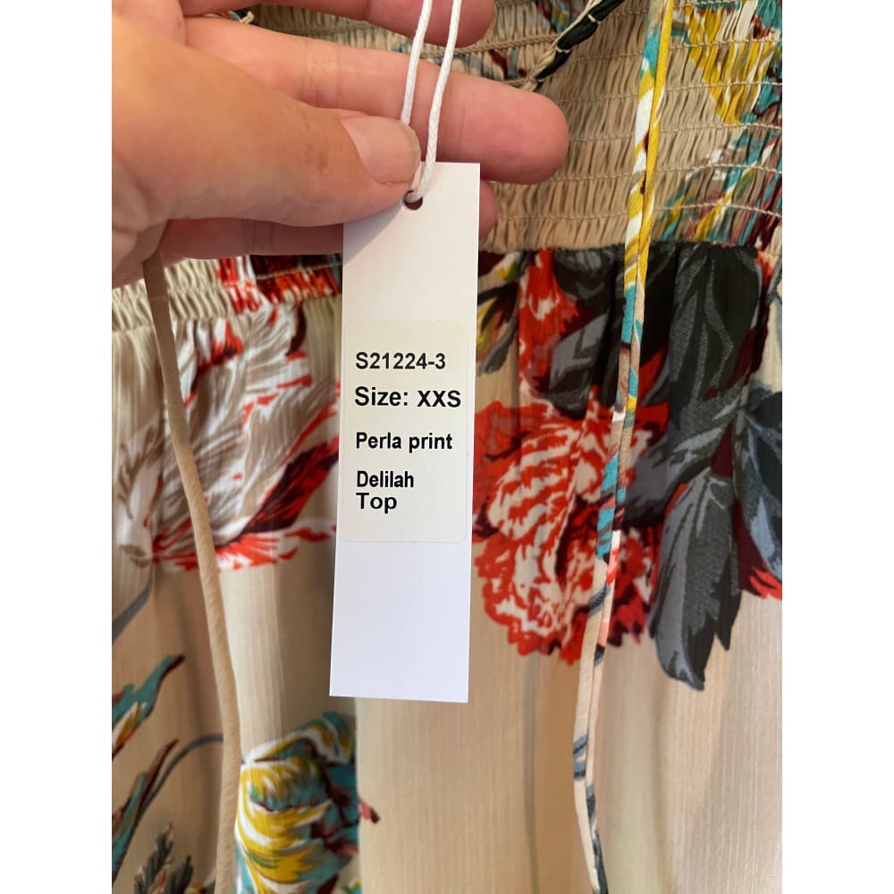 Et alia size xxs delilah top in perla print – brand new - blouses blouse - clothing & fashion - designer clearance