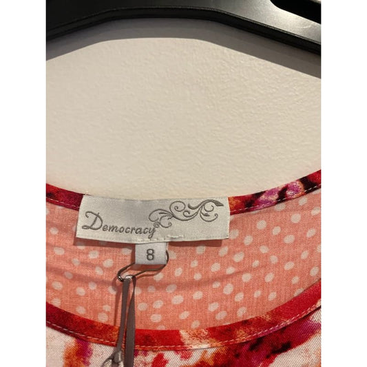 Democracy size 8 melinda top rrp $119.90 - blouses blouse - clothing & fashion - designer clearance - top women’s