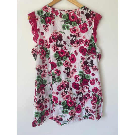 Denver hayes size xl cotton top | lightweight & breezy for summer - blouses blouse - clothing & fashion - condition: