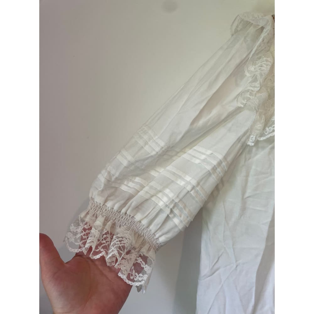 Zafina size 10 lace blouse - blouses blouse - clothing & fashion - designer clearance women’s apparel