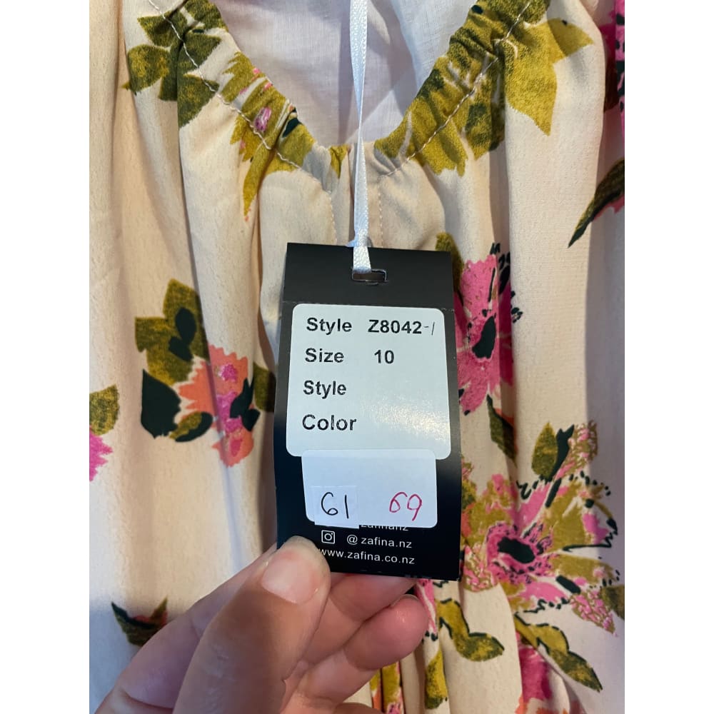 Zafina size 10 floral dress - dresses clothing & fashion - designer clearance - dresses - top women’s apparel