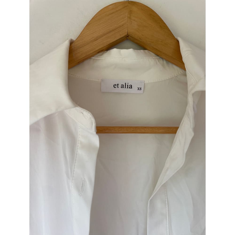 Et alia size xs oversize shirt - shirts blouse - clothing & fashion - designer clearance - top women’s apparel