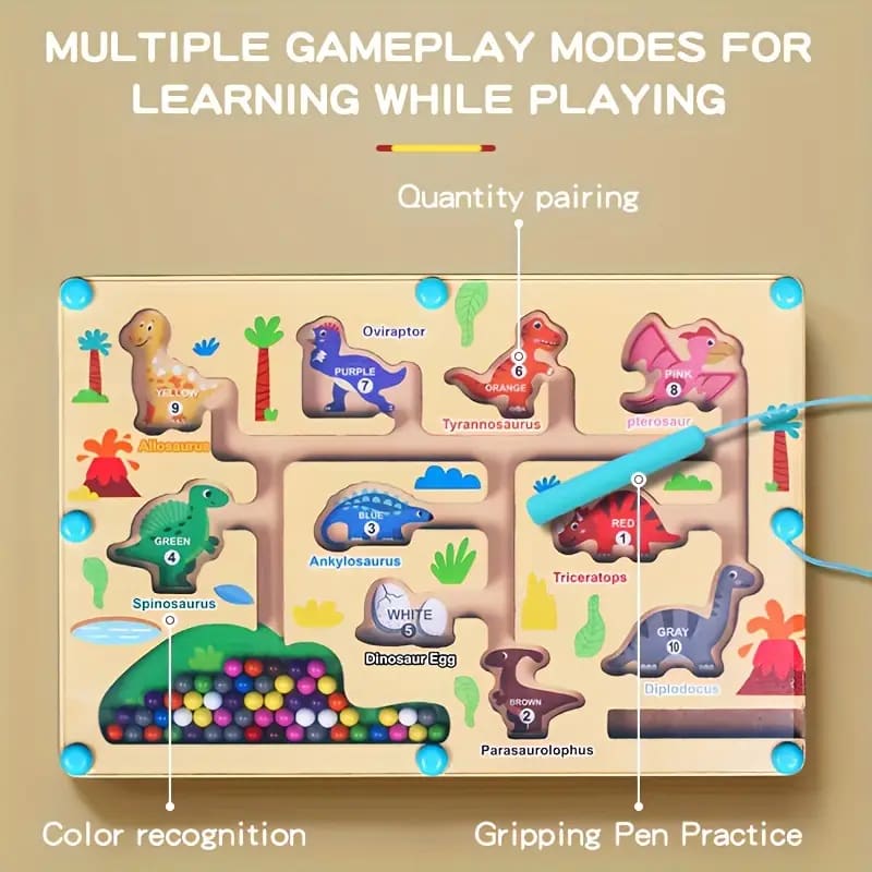 Dinosaur maze puzzle game for kids - puzzles kids - toys toys