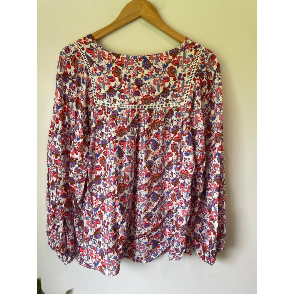 Seduce nz size 10 top in floral - clothing tops blouse - clothing & fashion - designer clearance - top women’s apparel