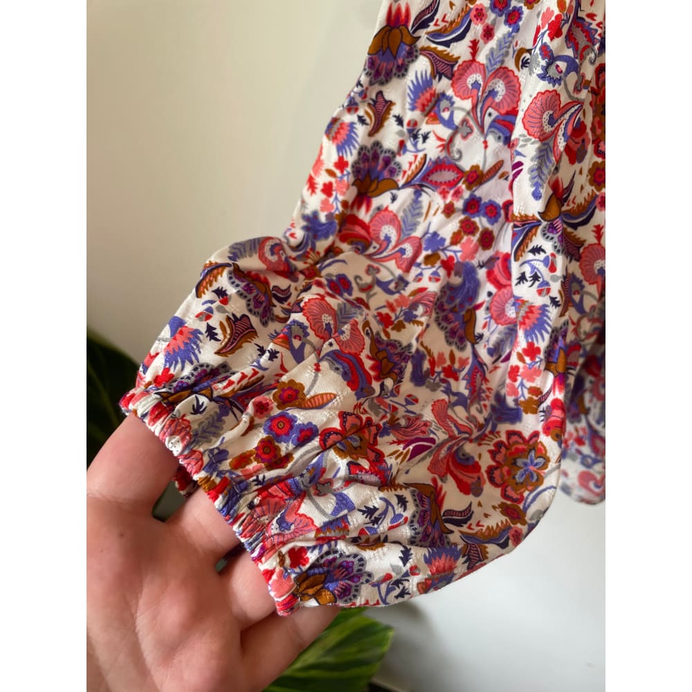 Seduce nz size 10 top in floral - clothing tops blouse - clothing & fashion - designer clearance - top women’s apparel
