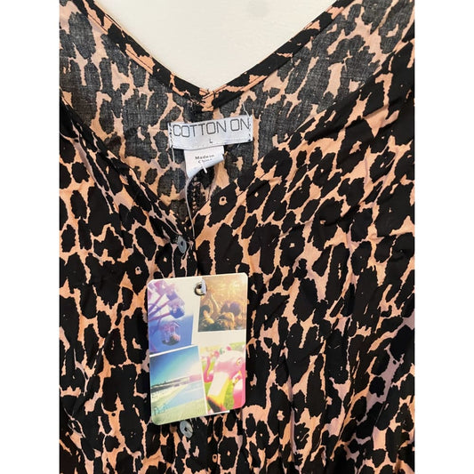 Bnwt cotton on size l viscose playsuit - dresses clothing & fashion - dresses - full body - playsuit women’s apparel