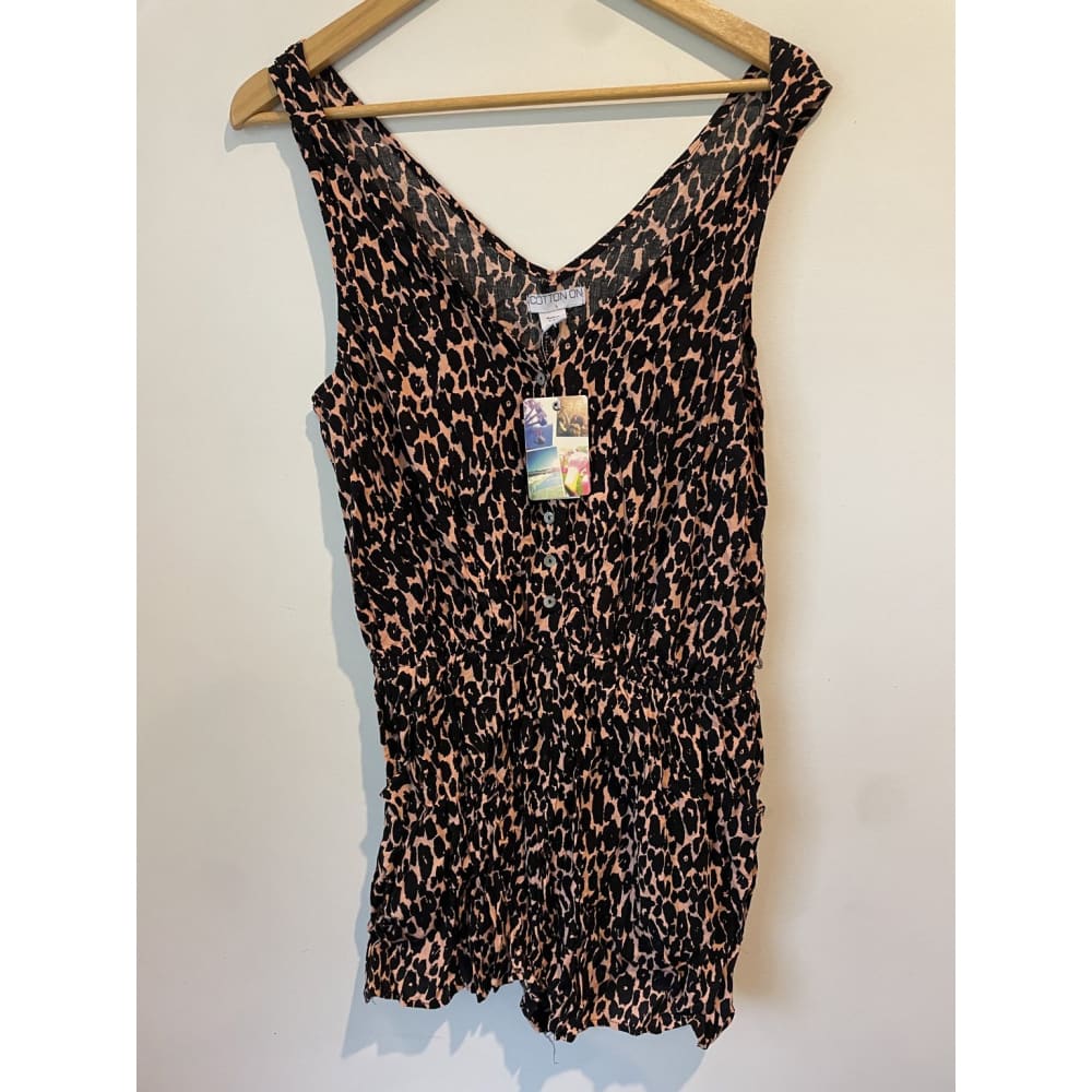 Bnwt cotton on size l viscose playsuit - dresses clothing & fashion - dresses - full body - playsuit women’s apparel