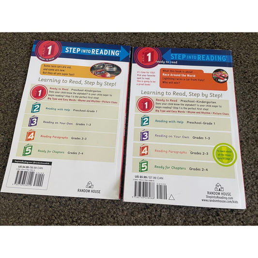 1x step into reading level 1 books - books printed media