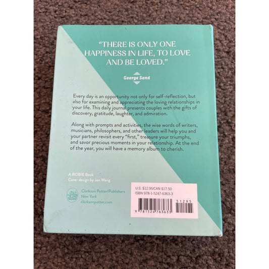 Do one thing every day together: a journal for two - art & craft paper printed media