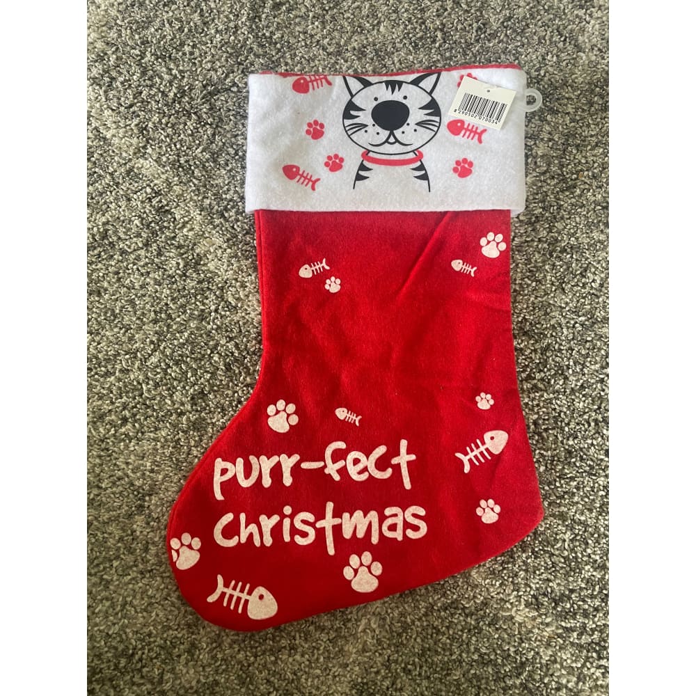 Doggy christmas stocking for pets - pet apparel christmas decorations - seasonal & holidays decorations seasonal &