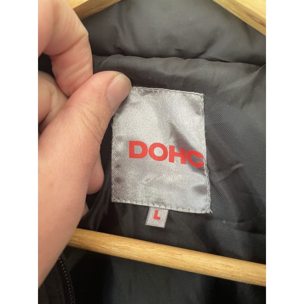 Dohc revolution sleeveless puffer jacket – size l – excellent condition - vests clothing & fashion - condition: used