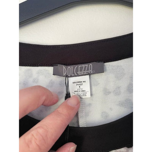 Dolcezza size s dress (has sleeve damage) - dresses clothing & fashion - dresses women’s apparel
