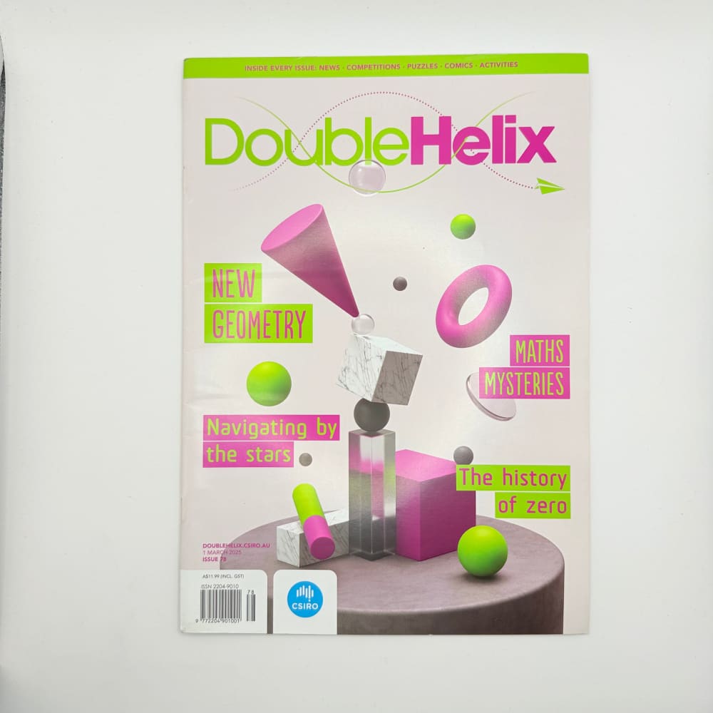 Double helix magazine – issue 78 (march 2025) - consumer magazines printed media
