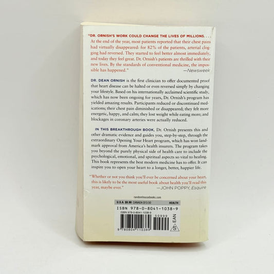 Dr. Dean ornish’s program for reversing heart disease by dean ornish m.d. - print books condition: used - what’s new