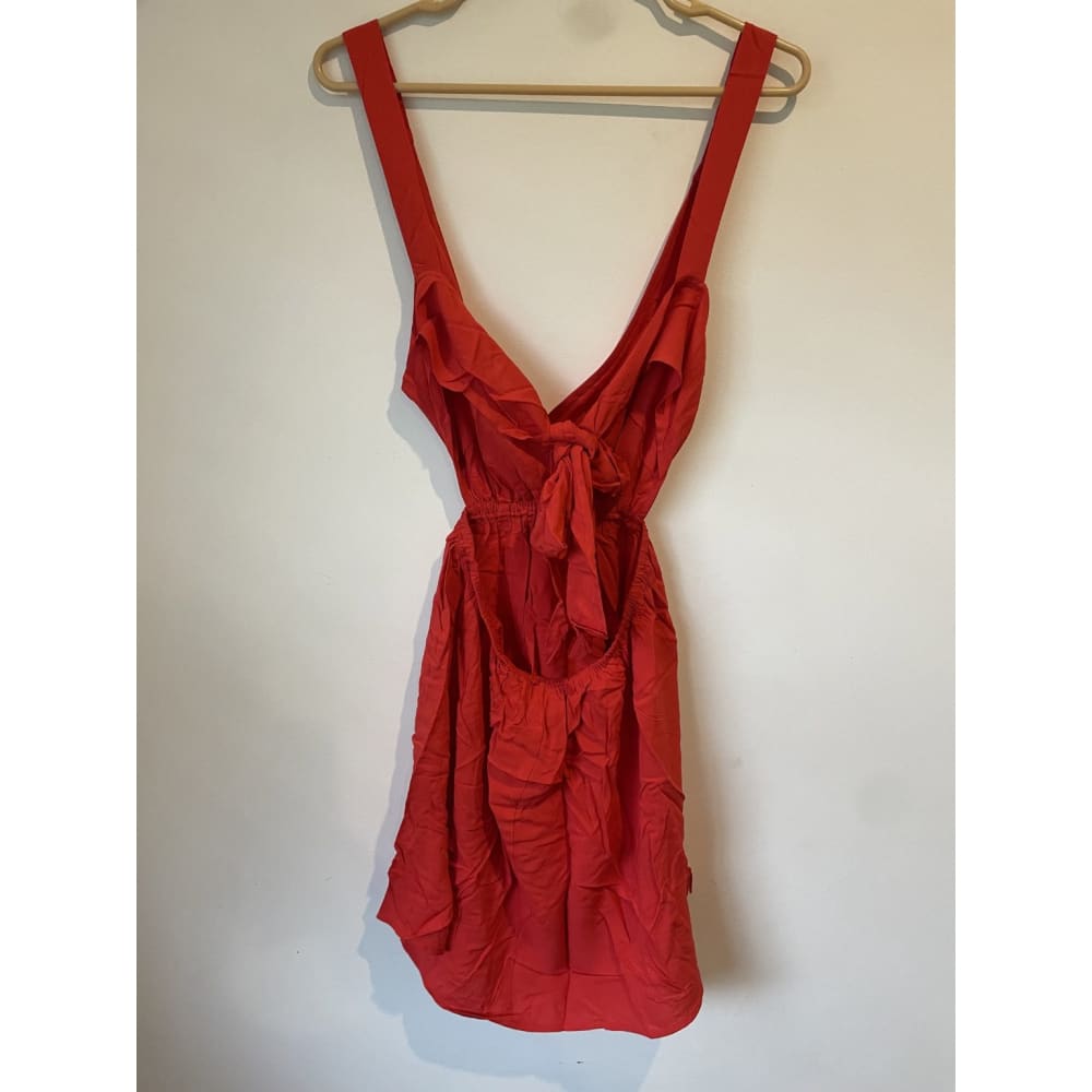 Asos design size 8 tie back cross front split beach dress - 8 - dresses clothing & fashion - dresses women’s apparel