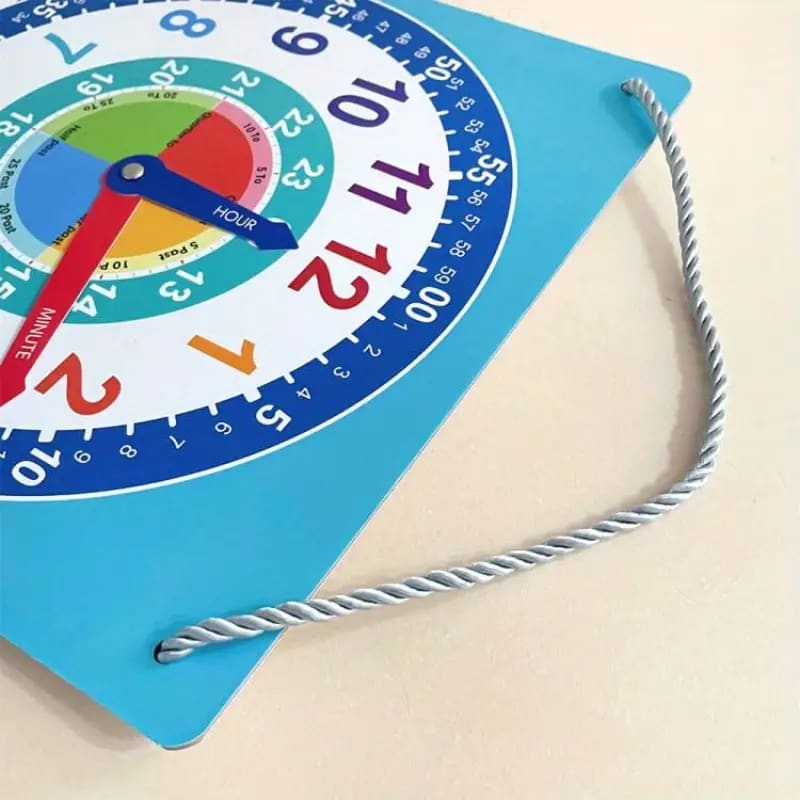 Double sided dry erase teaching clock - dry-erase boards stationery