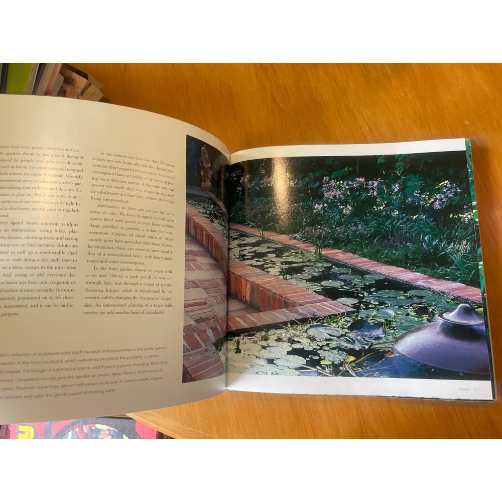 Outside: the garden designs by rick eckersley & lisa stafford - gardening accessories condition: used printed media