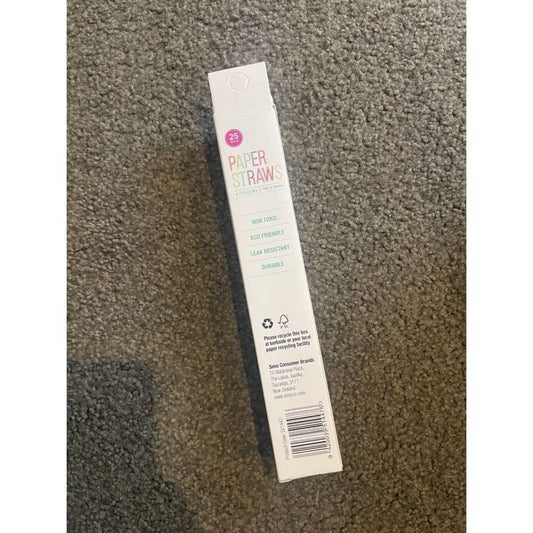 25 pack coloured paper straws - drinking straws & stirrers party supplies - seasonal & holidays decorations seasonal &