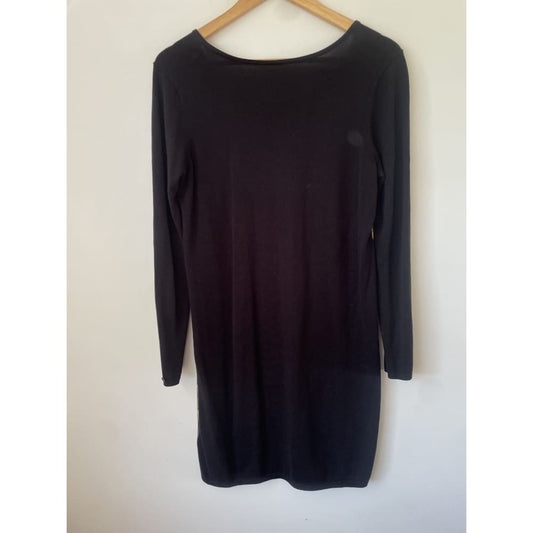 Edc size m viscose / cotton dress - dresses clothing & fashion - condition: used - dresses - long sleeve women’s apparel