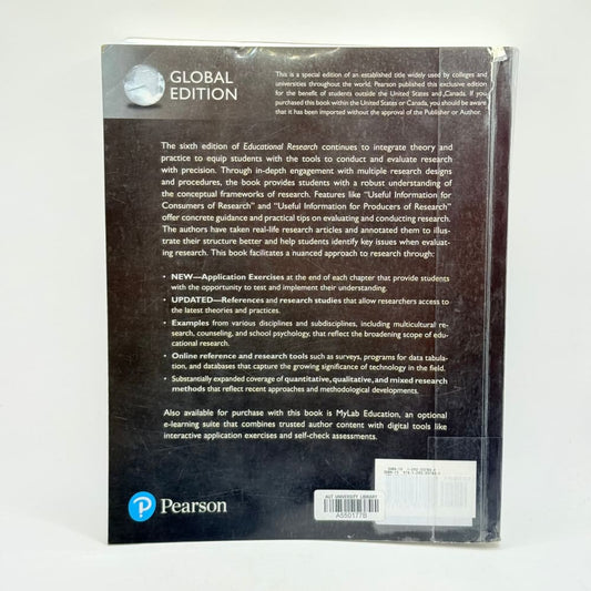 Educational research planning conducting and evaluating by john w. Creswell and timothy c. Guetterman - print books