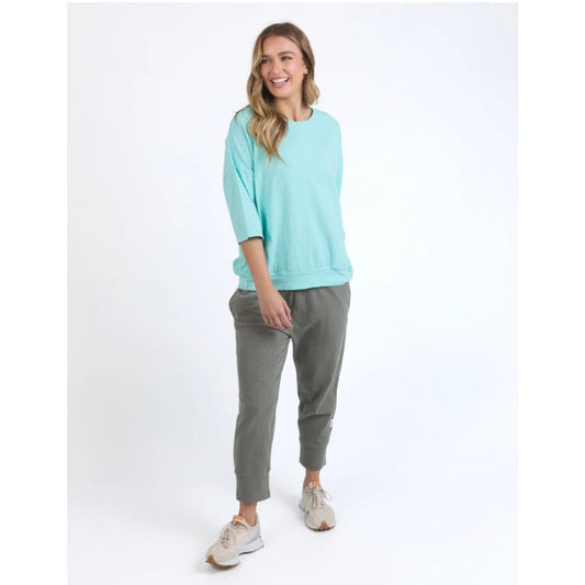 Elm mazie sweat – tonic blue – sizes 8 & 10 – rrp $79.95 - sweatshirts top women’s apparel