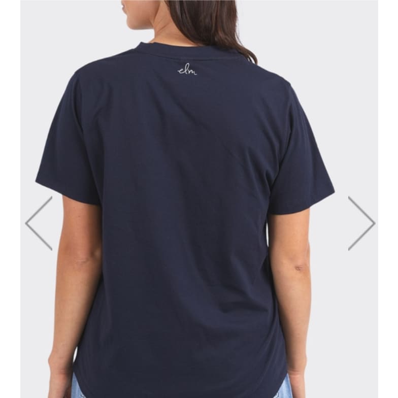 Elm sparkle star tee – navy – sizes 8 & 10 – brand new - t-shirts top women’s apparel