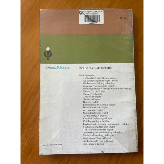 The language of hotels in english - eugene j. Hall - print books book - condition: used - language - travel printed