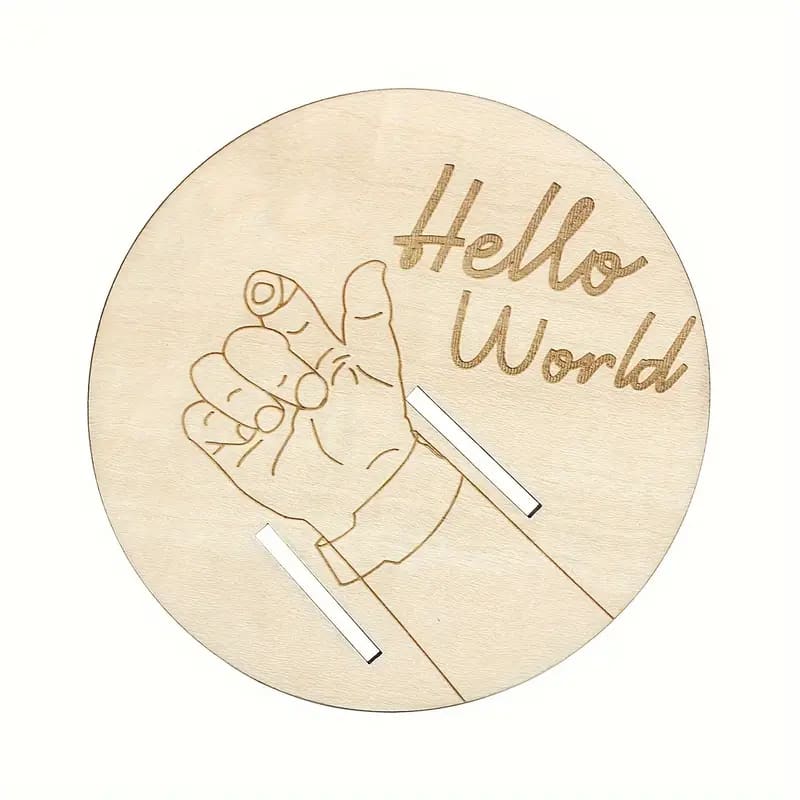 Hello world birth bracelet holder - bracelets home&living materials