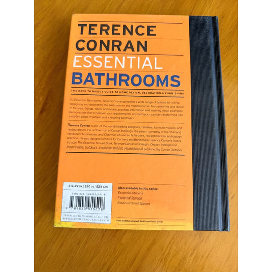Essential bathrooms by terence conran - books condition: used printed media