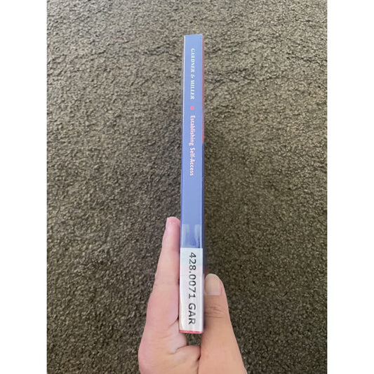 Establishing self-access: from theory to practice - print books book - condition: used - educational - self-help