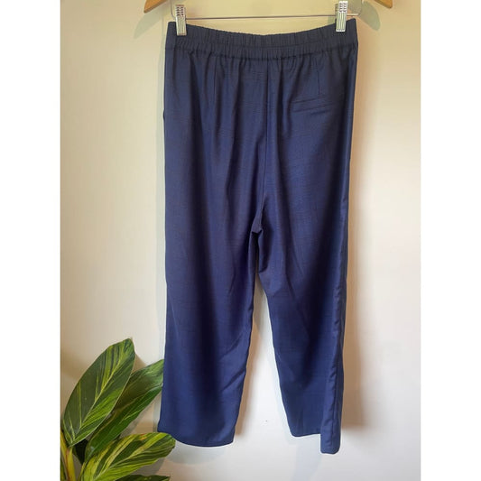 Et alia xs montana pant in ink/black plaid - trousers clothing & fashion - designer clearance - pants women’s apparel