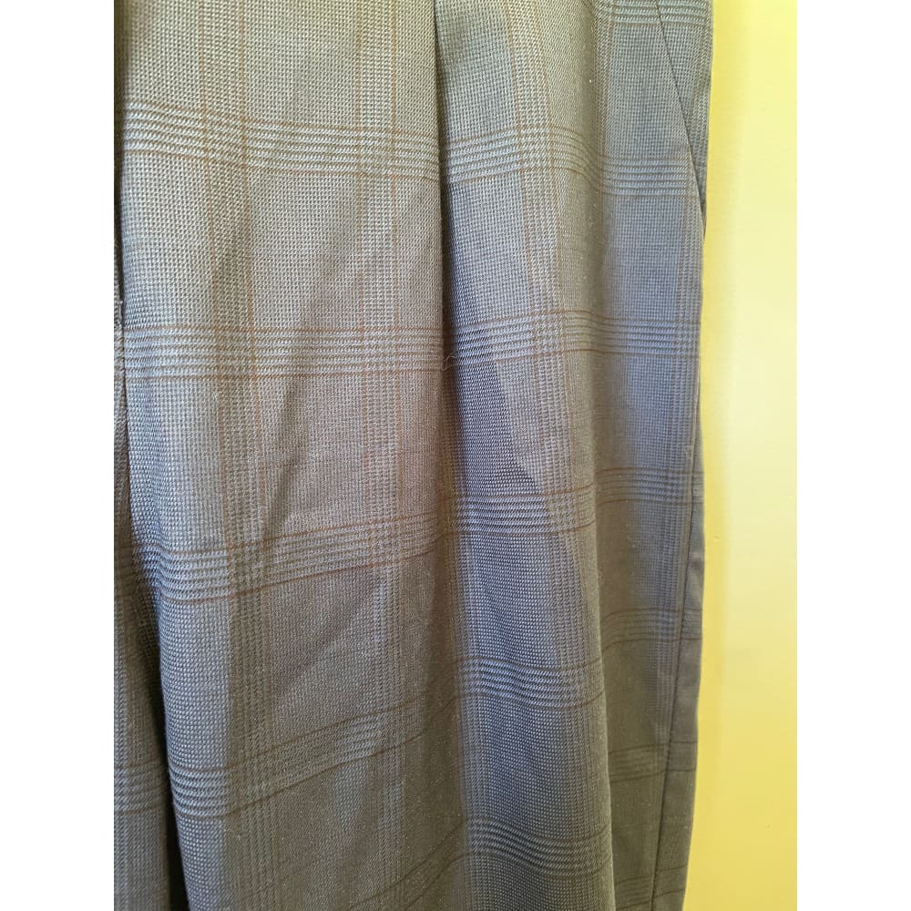 Et alia plaid pants – size xs – missing button – on sale - trousers clothing & fashion - designer clearance - trouser