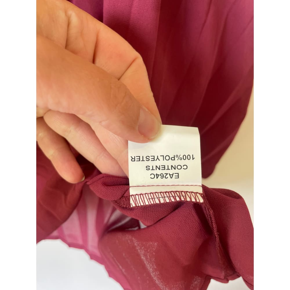 Et alia pleated top – size s/10 - blouses blouse - clothing & fashion - designer clearance - top women’s apparel