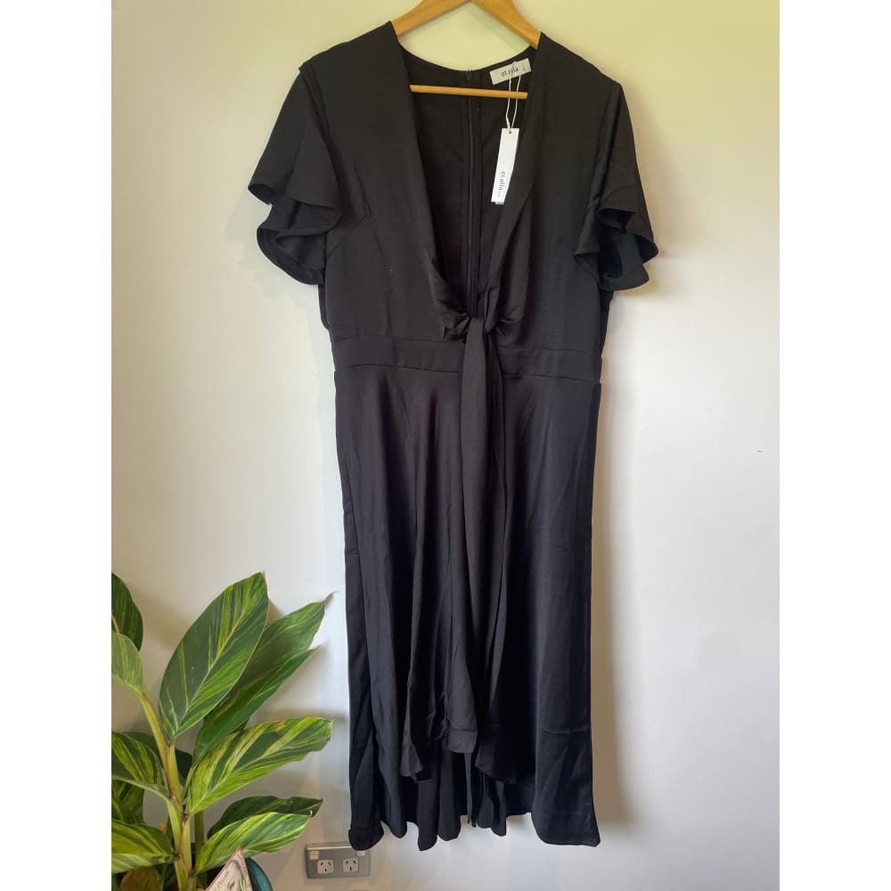 Et alia sofla dress size l - black & olive color variants - black - t-shirts clothing & fashion - designer clearance
