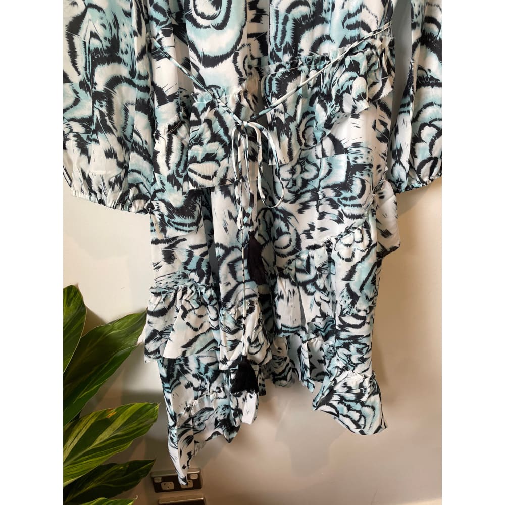 Et alia size xxs stevie dress in feather print - dresses blouse - clothing & fashion - designer clearance women’s
