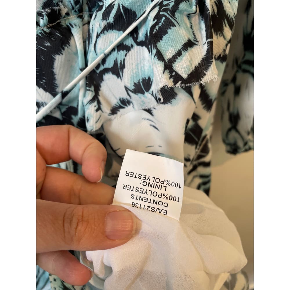 Et alia size xxs stevie dress in feather print - dresses blouse - clothing & fashion - designer clearance women’s