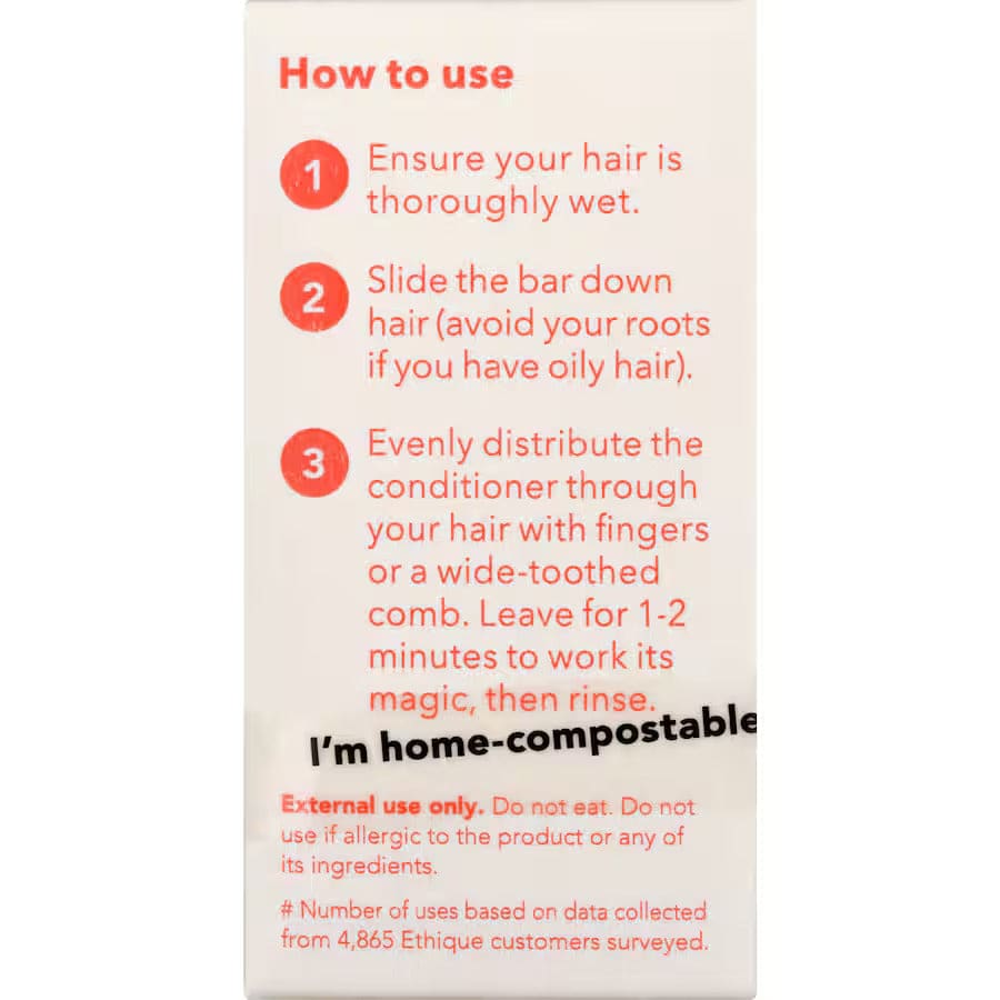 Ethique conditioner too delicious solid 60g - conditioners health and wellness