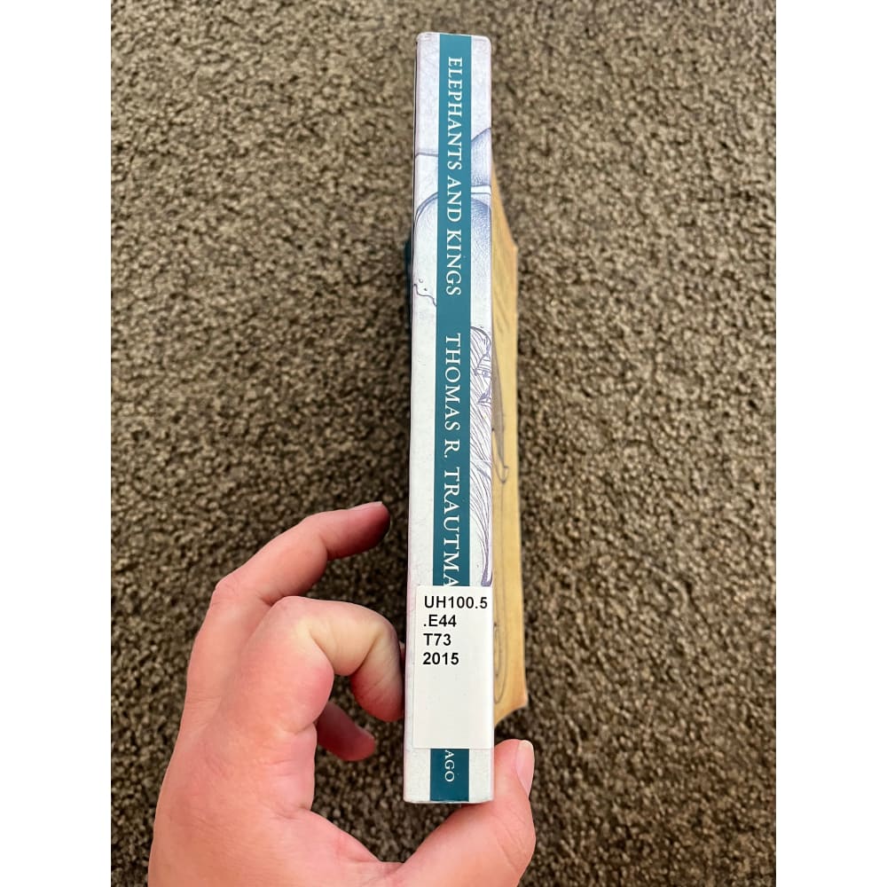Elephants & kings: an environmental history by thomas r. Trautmann - books condition: used printed media