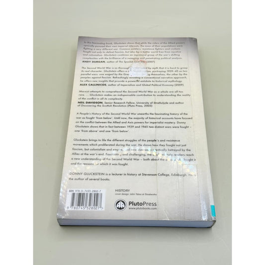 A people’s history of the second world war: resistance versus empire by donny gluckstein - print books condition: used