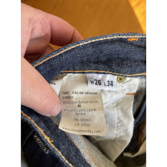 Cheap monday w26 l34 jeans - l - jeans clothing & fashion - condition: used - jeans - men men’s apparel