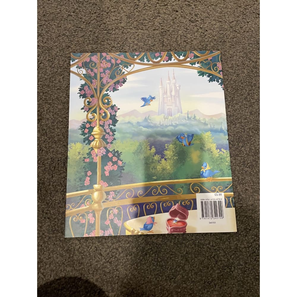 Disney cinderella and the sapphire ring - print books book - children’s - condition: used - fantasy printed media