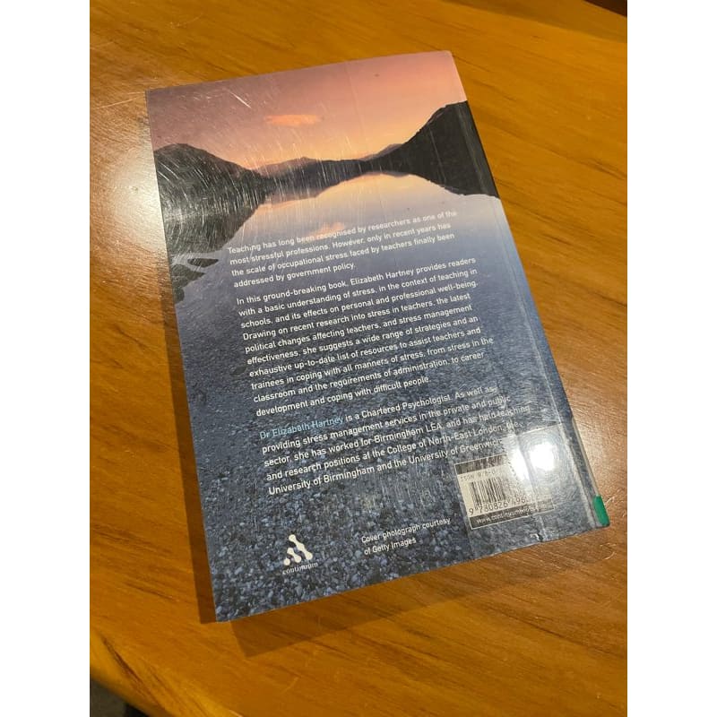 Stress management for teachers - elizabeth hartley - print books book - condition: used - education - self-help printed