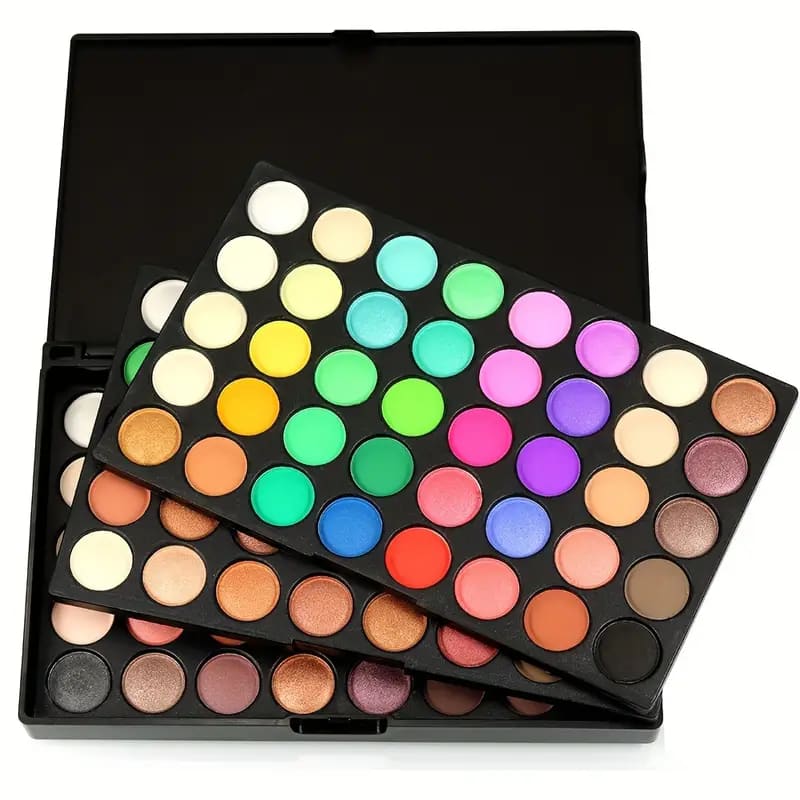 Popfeel 120-color eyeshadow palette - matte & shimmer finishes - eye shadows eye - makeup women’s beauty product